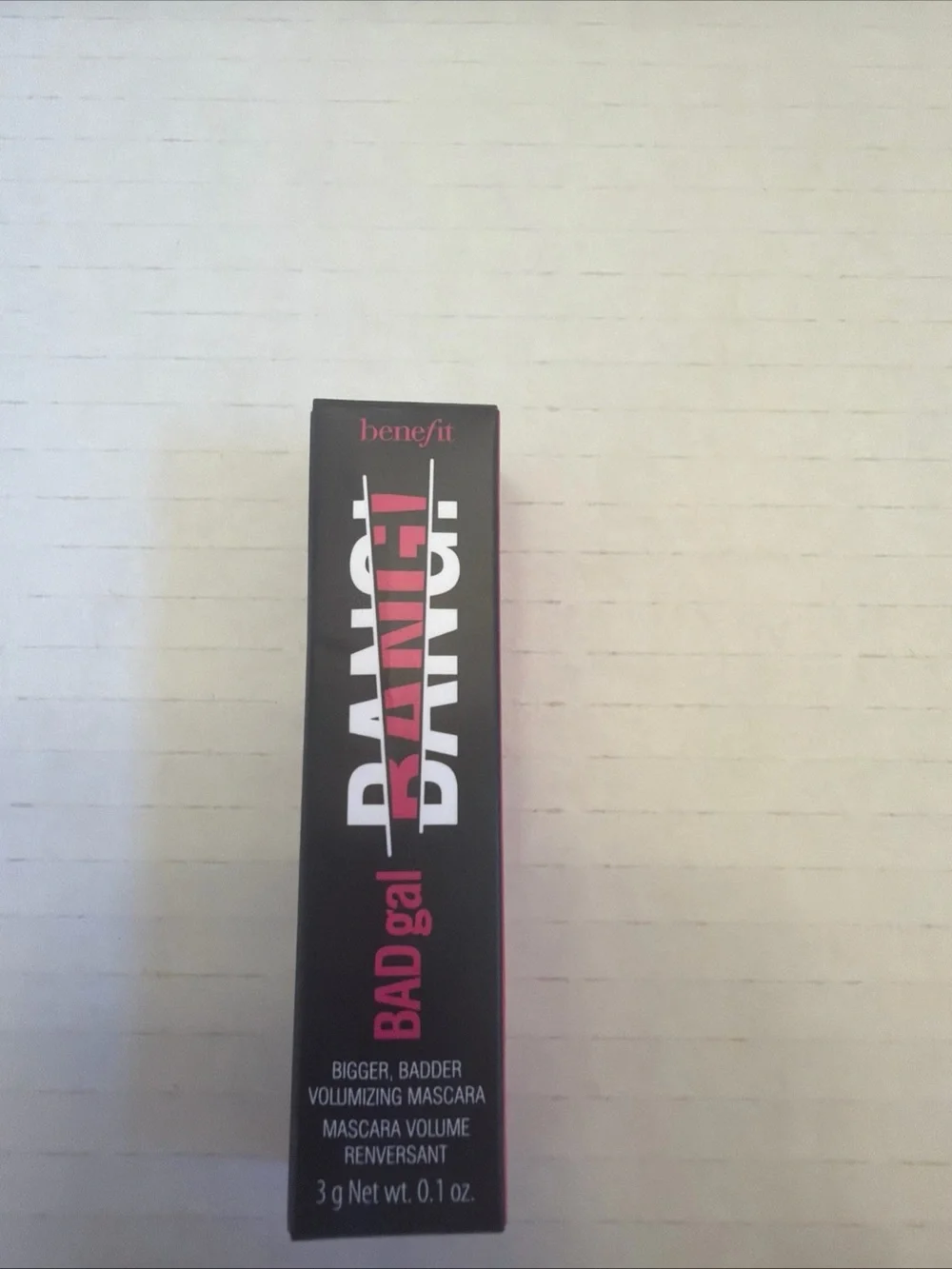 Benefit BADgal Bang Volumizing Mascara - Black with Hot Pink Accents